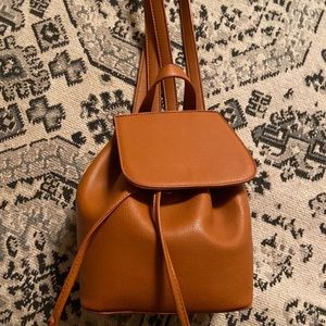 Leather Brown strap bag